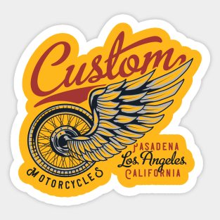 Pasadena Motorcycles Sticker
